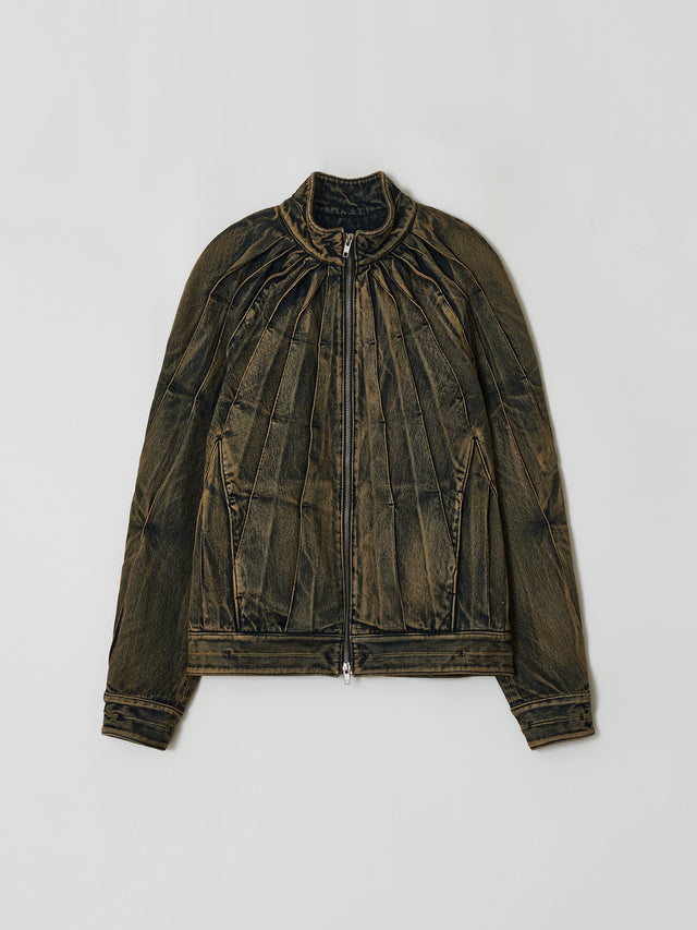 SS25 DENIM SUNRAY PLEAT JACKET (-20%)