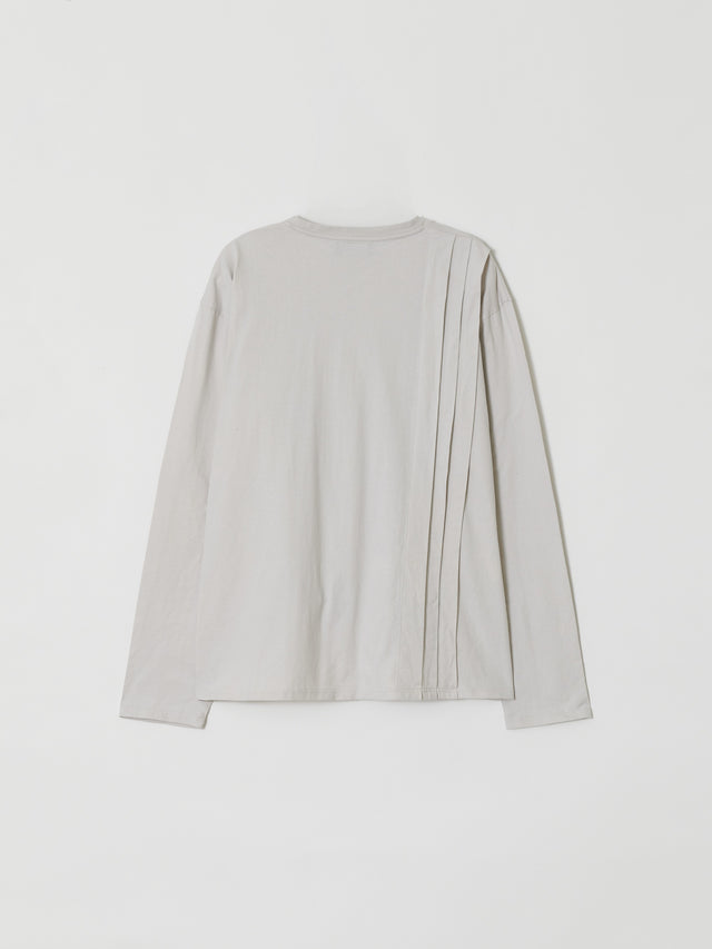 SS26 PLEATED LONG  SLEEVES T-SHIRT (-40%)