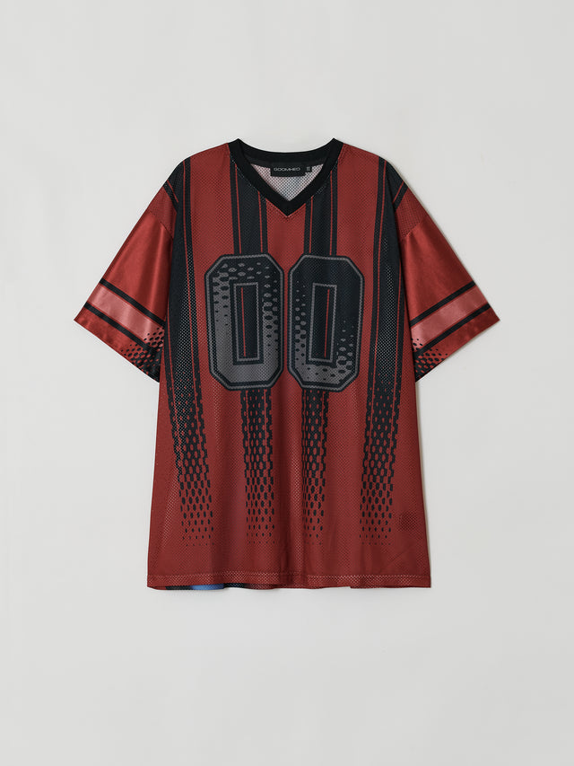 SS25 G00M RED FOOTBALL TOP (-30%)