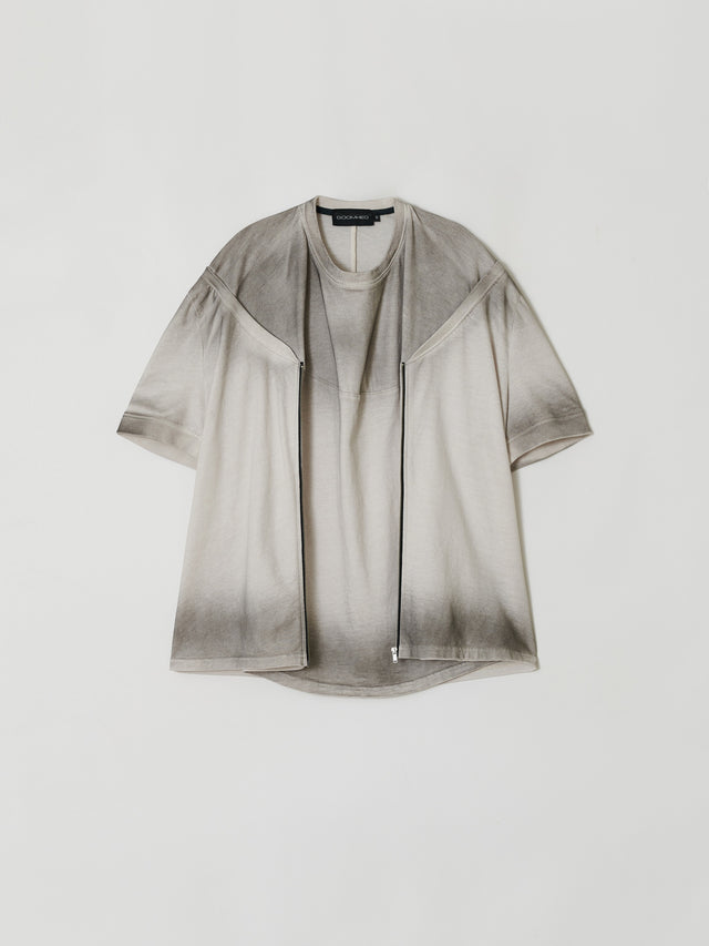 SS25 FRONT ZIP UP T-SHIRT (-30%)