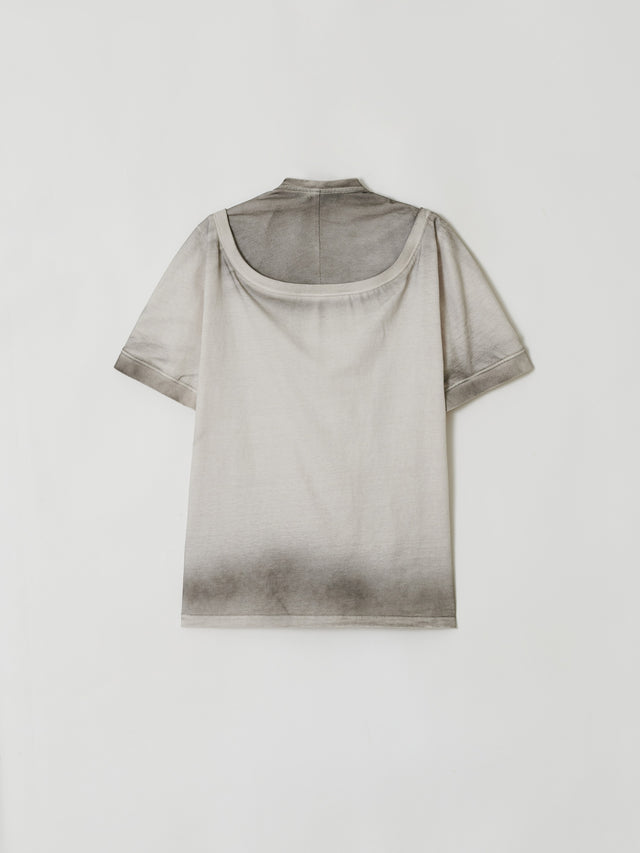 SS25 FRONT ZIP UP T-SHIRT (-30%)