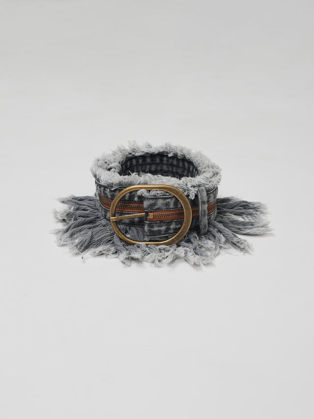 SS24 FRAY BELT (GREY)