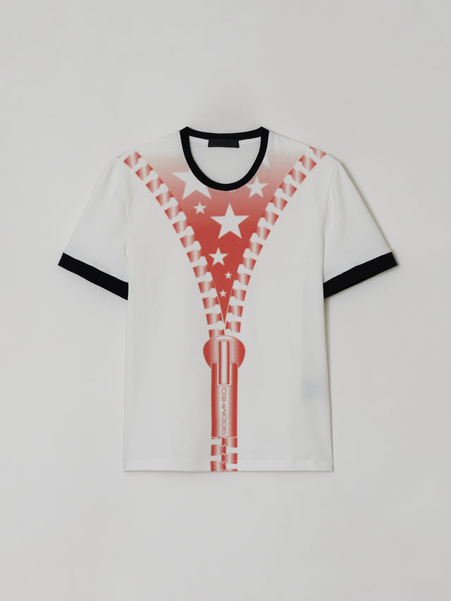 SS24 ZIPPER PRINT T-SHIRT (-40%)