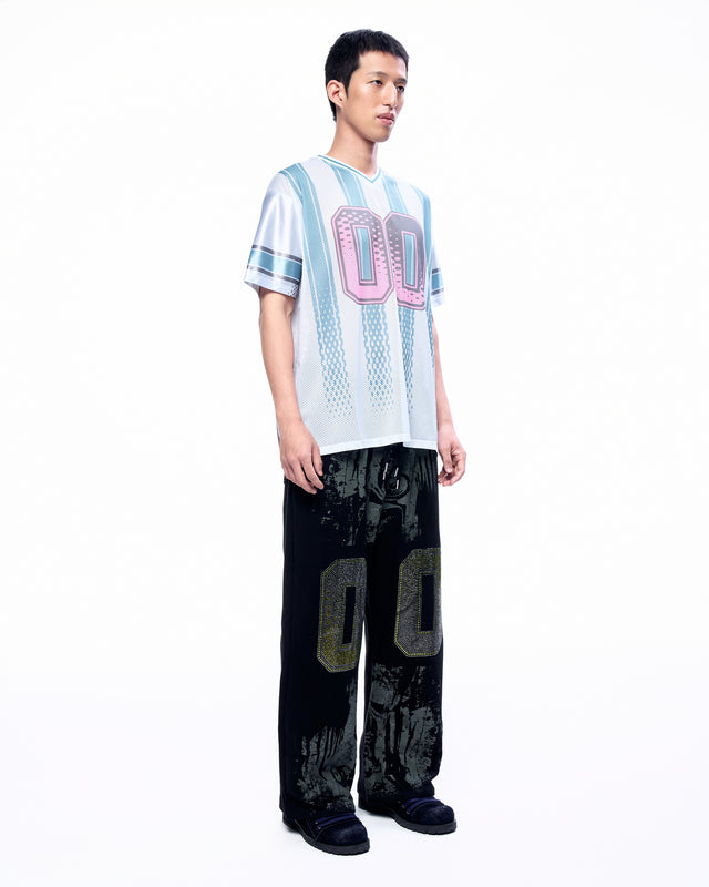 SS25 G00M WHITE FOOTBALL TOP (-30%)