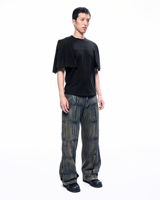 AW25 VERTICAL PLEATS JEANS (-30%)