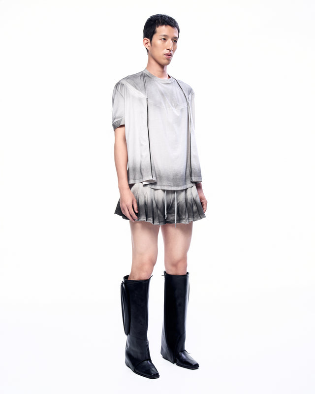 SS25 FRONT ZIP UP T-SHIRT (-30%)