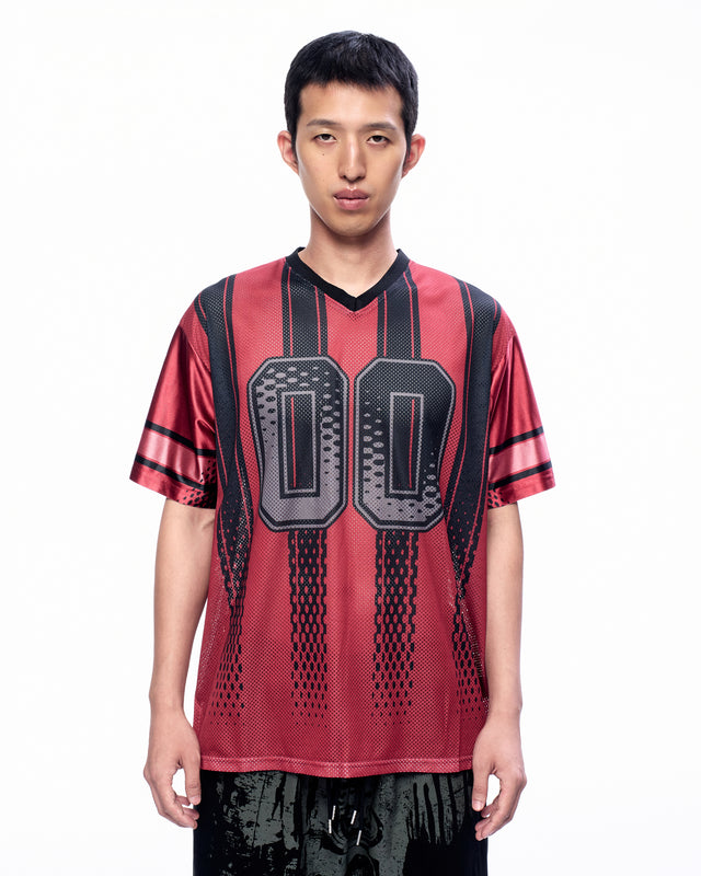 SS25 G00M RED FOOTBALL TOP (-30%)