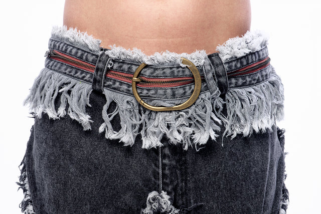 SS24 FRAY BELT (GREY)