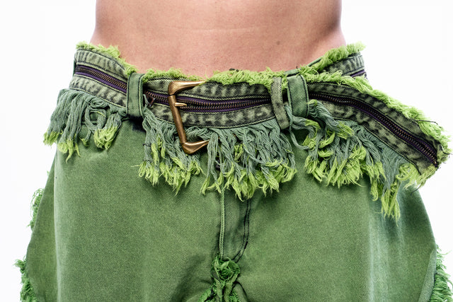 SS24 FRAY BELT (GREEN)