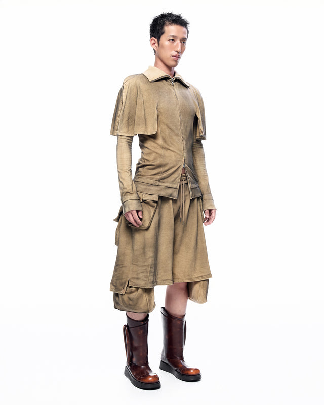 SS26 CAPE LONG SLEEVE ZIP UP (-30%)