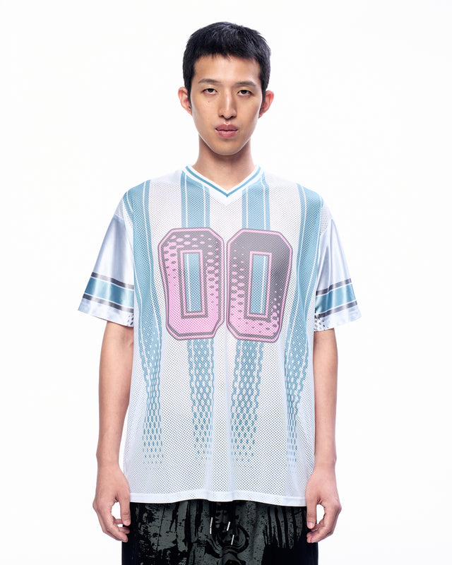 SS25 G00M WHITE FOOTBALL TOP (-30%)
