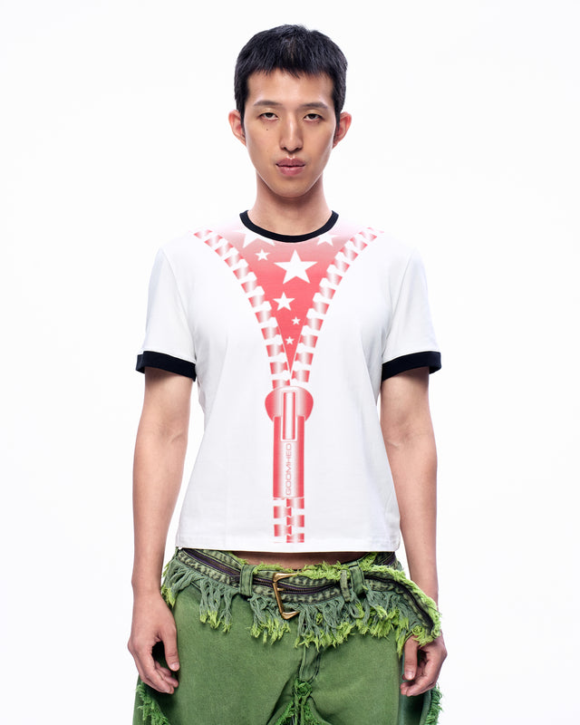 SS24 ZIPPER PRINT T-SHIRT (-40%)
