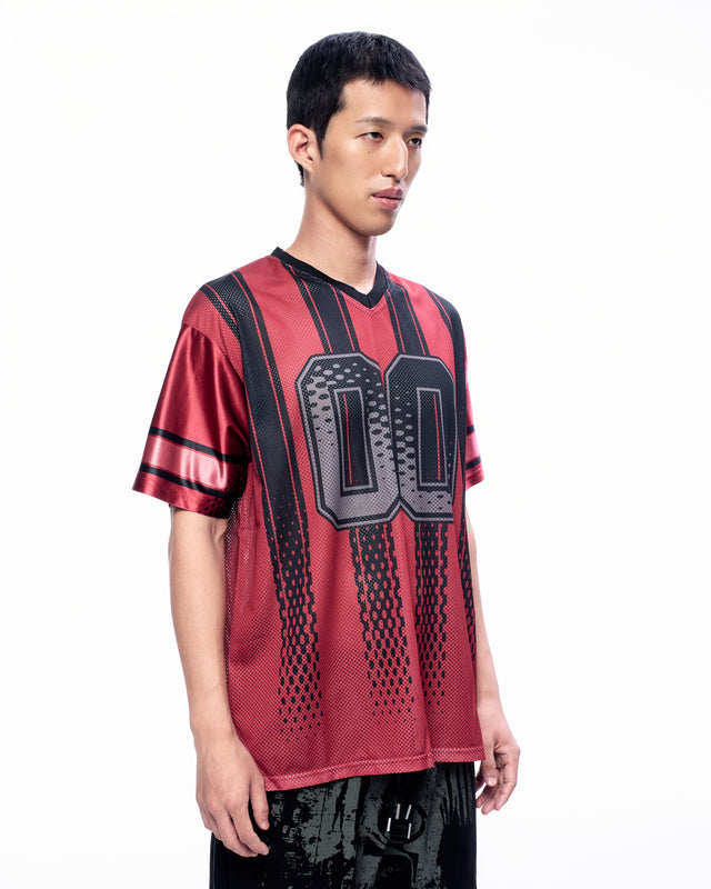 SS25 G00M RED FOOTBALL TOP (-30%)