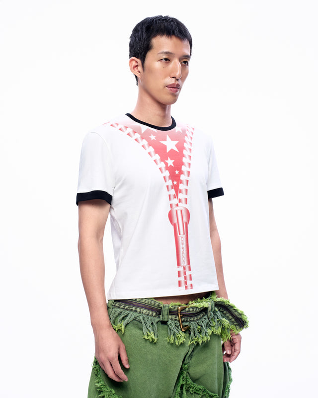 SS24 ZIPPER PRINT T-SHIRT (-40%)