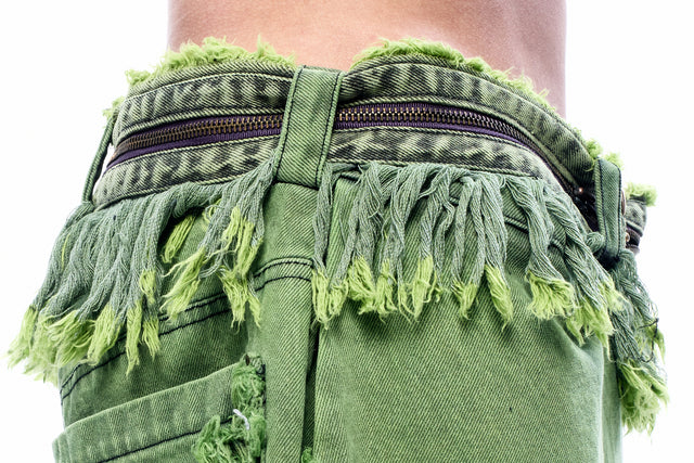 SS24 FRAY BELT (GREEN)