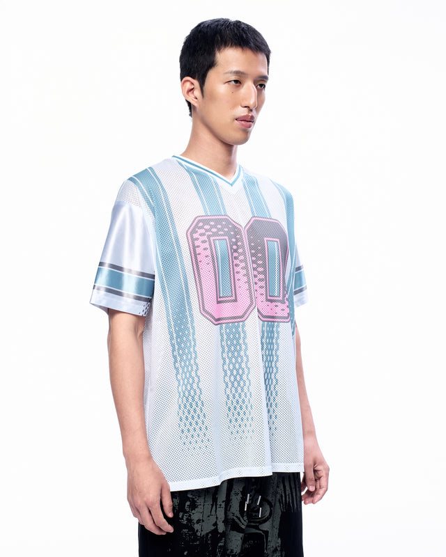 SS25 G00M WHITE FOOTBALL TOP (-30%)