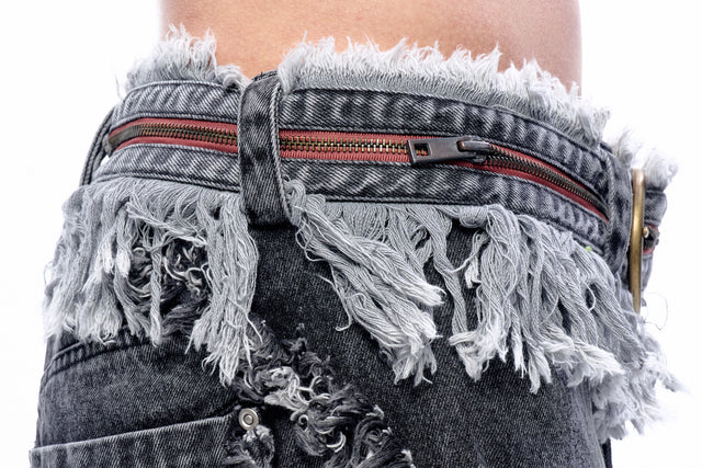 SS24 FRAY BELT (GREY)