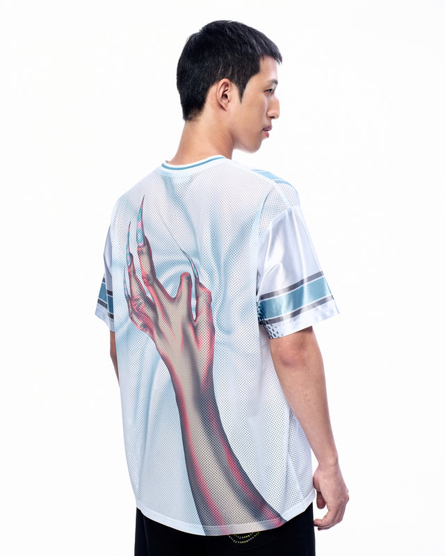 SS25 G00M WHITE FOOTBALL TOP (-30%)