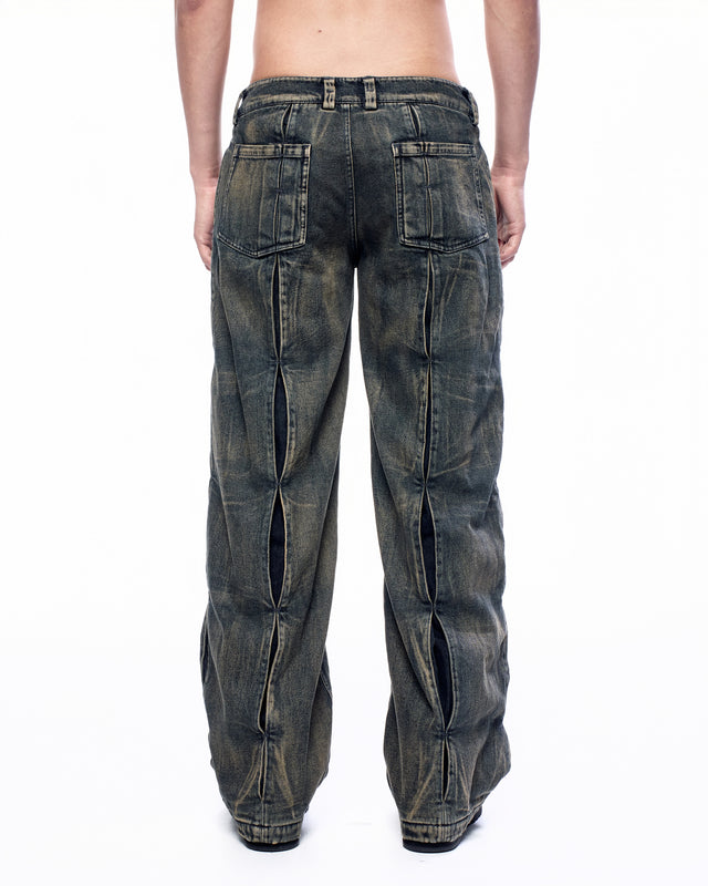 AW25 VERTICAL PLEATS JEANS (-30%)