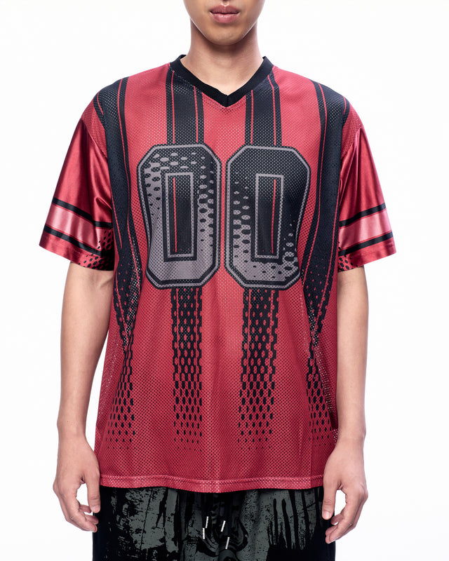 SS25 G00M RED FOOTBALL TOP (-30%)