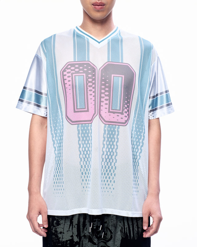 SS25 G00M WHITE FOOTBALL TOP (-30%)