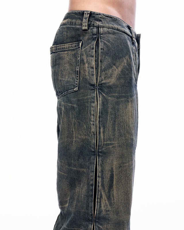 AW25 VERTICAL PLEATS JEANS (-30%)