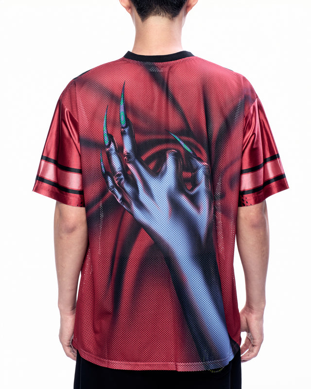 SS25 G00M RED FOOTBALL TOP (-30%)