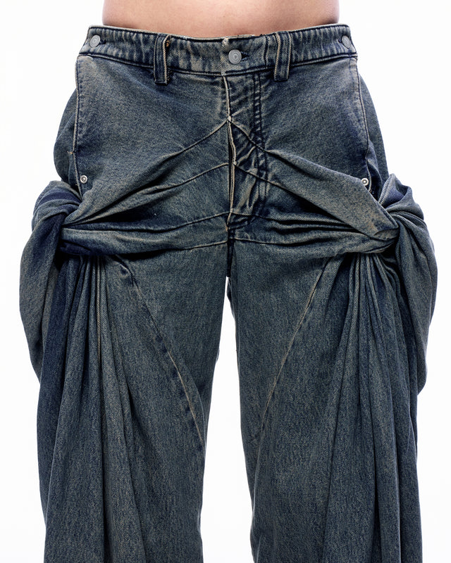 SS25 TWIST BAGGY JEANS (-30%)