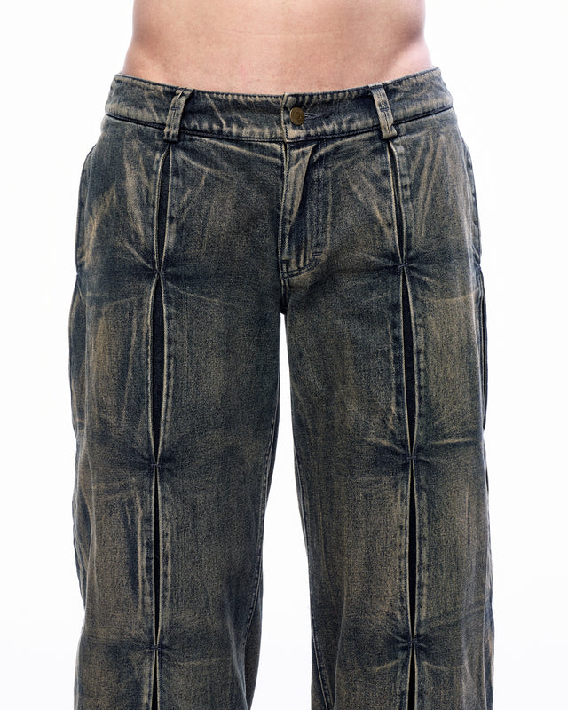 AW25 VERTICAL PLEATS JEANS (-30%)