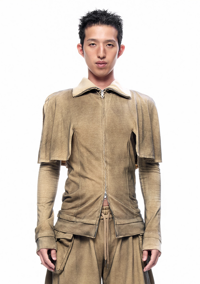 SS26 CAPE LONG SLEEVE ZIP UP (-30%)
