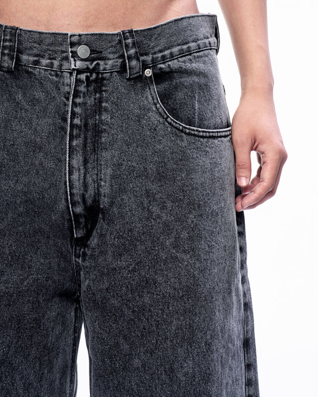 SS24 PLAIN BACK POCKET BAGGY JEANS (-40%)