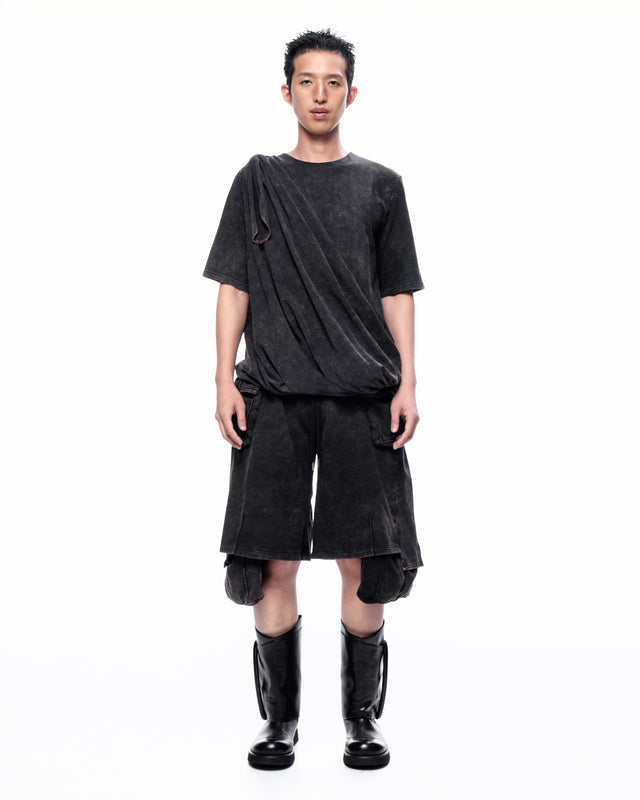SS26 DRAPED CROSS BAG TOP (-40%)