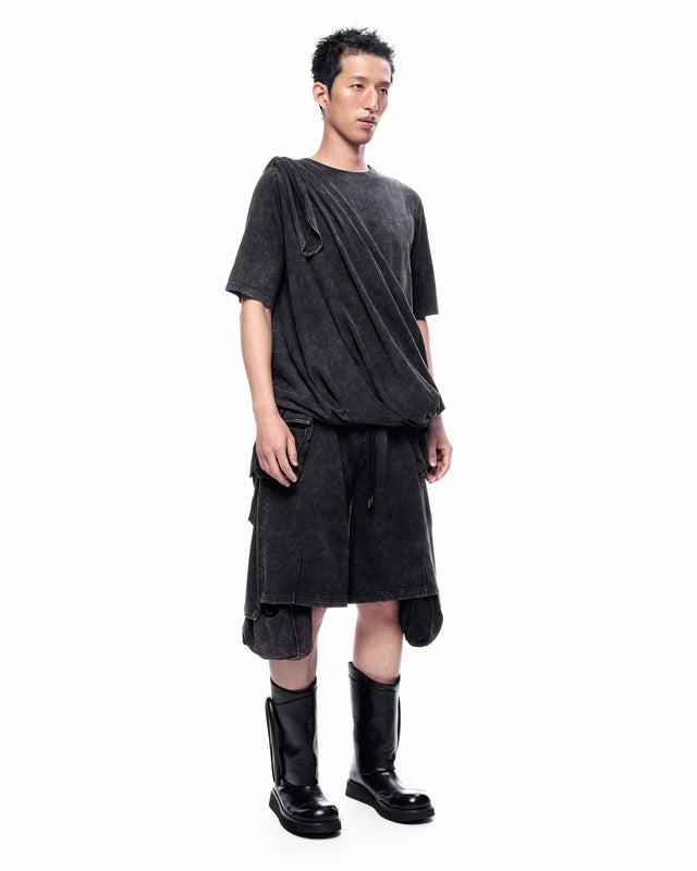 SS26 DRAPED CROSS BAG TOP (-40%)