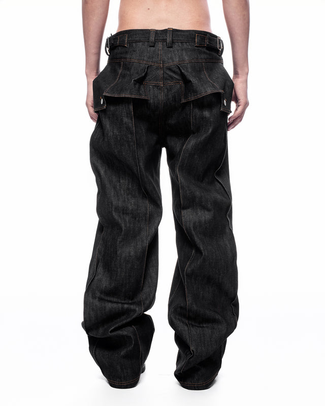 SS26 LONG BACK POCKET JEANS (-30%)