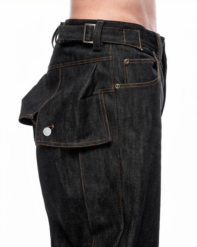 SS26 LONG BACK POCKET JEANS (-30%)